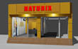 create signboards, shop front mockups and brandings