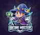create a wizard mascot logo with t shirt design