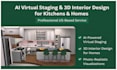 ai virtual staging and 3d interior design for kitchens and homes