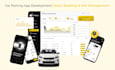 develop car parking space app, parking reservation app, car washing app