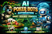 develop ai poker bots, telegram bots, and data scraping automation in python