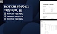build a custom notion finance tracker and monthly planner dashboard