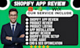 bulk shopify app review product review app testing usa app installation shopify
