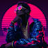 do illustration retrowave cyberpunk synthwave with my style