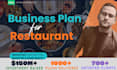 create a professional restaurant business plan