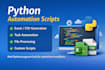Build custom python automation scripts for repetitive tasks by ...