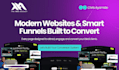 design gohighlevel funnel or elementor landing page