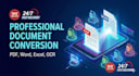 convert PDF, word, and excel file fast and accurately