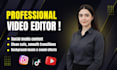 professionally edit your youtube video