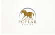 design forest pony breeding business logo