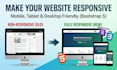 create a responsive ui web design
