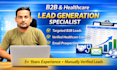 do b2b and healthcare lead generation with verified email list