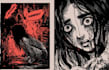 create horror, dark, gore comics or manga illustration