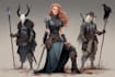 draw realistic dnd character portraits