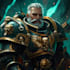 desing a warhammer 40k character illustration