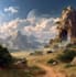 digitally paint fantasy landscape