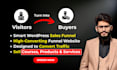create wordpress funnel website from landing pages to checkout