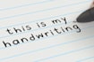 ugly handwriting notes and letters
