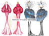 create manual stylized fashion illustrations