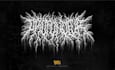design an illegible black metal logo