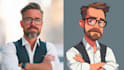 draw a cartoon illustration