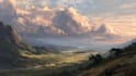 create fantasy landscape concept art