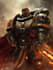 desing a warhammer 40k character illustration