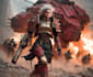 illustrate a warhammer 40k art
