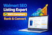 optimize walmart product listings with SEO for higher sales