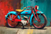 paint your cycle oil painting style