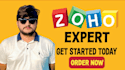 set up zoho CRM, campaigns, and integrate your website