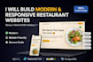 build a modern restaurant website using next js with admin panel