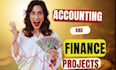 assist accounting,finance,assigned projects financial models