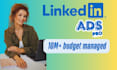 set up and manage high converting linkedin ads campaigns