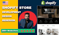 design, redesign, develop a modern shopify website, shopify website development
