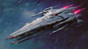 design spaceship, sci fi illustration and sci fi art