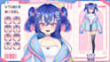 design high quality v tuber model live2d vtuber rigging anime facerig for vtube