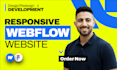 design or develop a webflow website as a certified webflow specialist