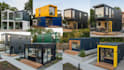 design modern container houses, tiny home, cabins, kiosks