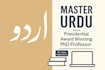 be your award winning phd urdu professor