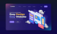 do 3d animated website and a 3d spline animation 3d webflow animation in 3js