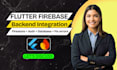 integrate firebase authentication and database in flutter app