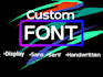 make custom font for your project