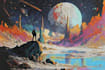 draw sci fi illustration and sci fi art