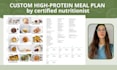 create a personalized high protein meal plan for your goals