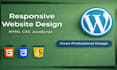 create a responsive website using html css and javascript