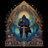 make a fantasy, rpg, sci fi, game logo