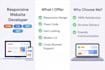 build a responsive website using HTML CSS and javascript