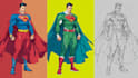 design premium superhero caricature character