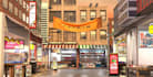 rearrange 3d seafood store, mini mart, interior supermarket, cgi urban rendering